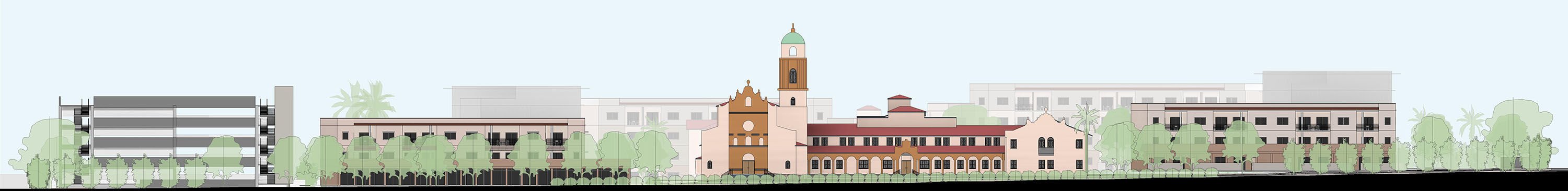 Benedictine Monastery rendering